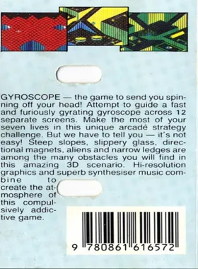 Gyroscope (1985)(Melbourne House-Catalyst Coders) box cover back